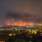 Branden in Israël: zionistische minister Ben-wil verbranding Libanon