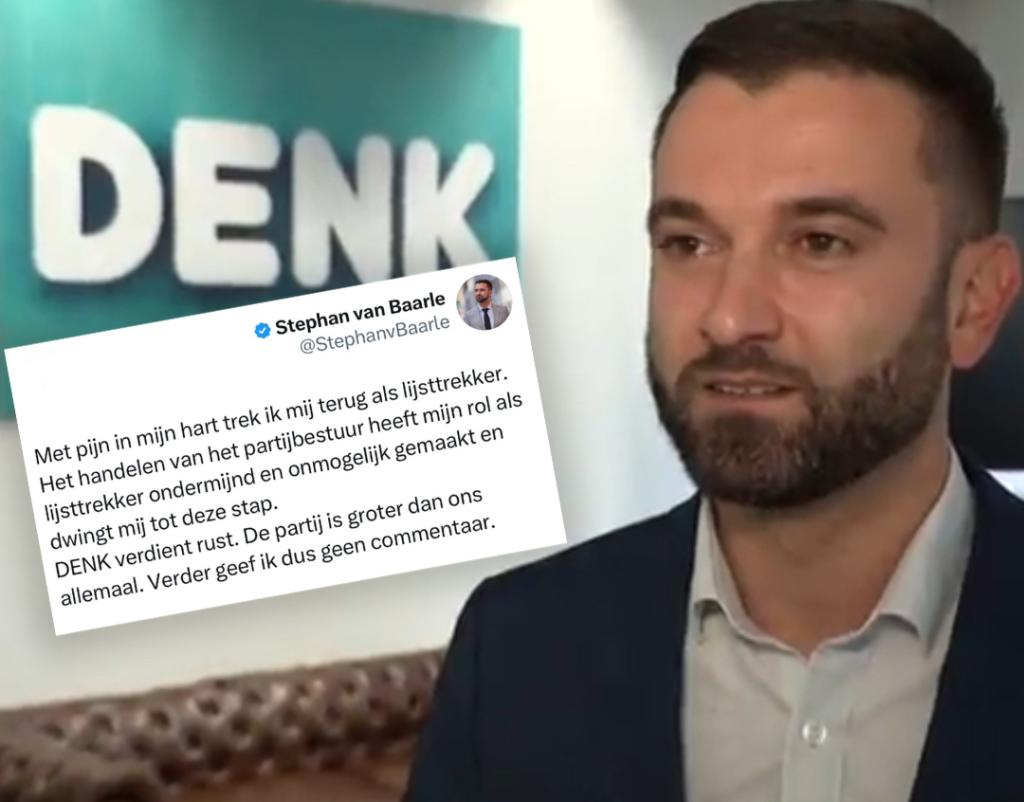Stephan van Baarle stopt als lijsttrekker van DENK