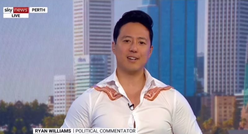 Man in spekshirt valt islam aan bij Sky News