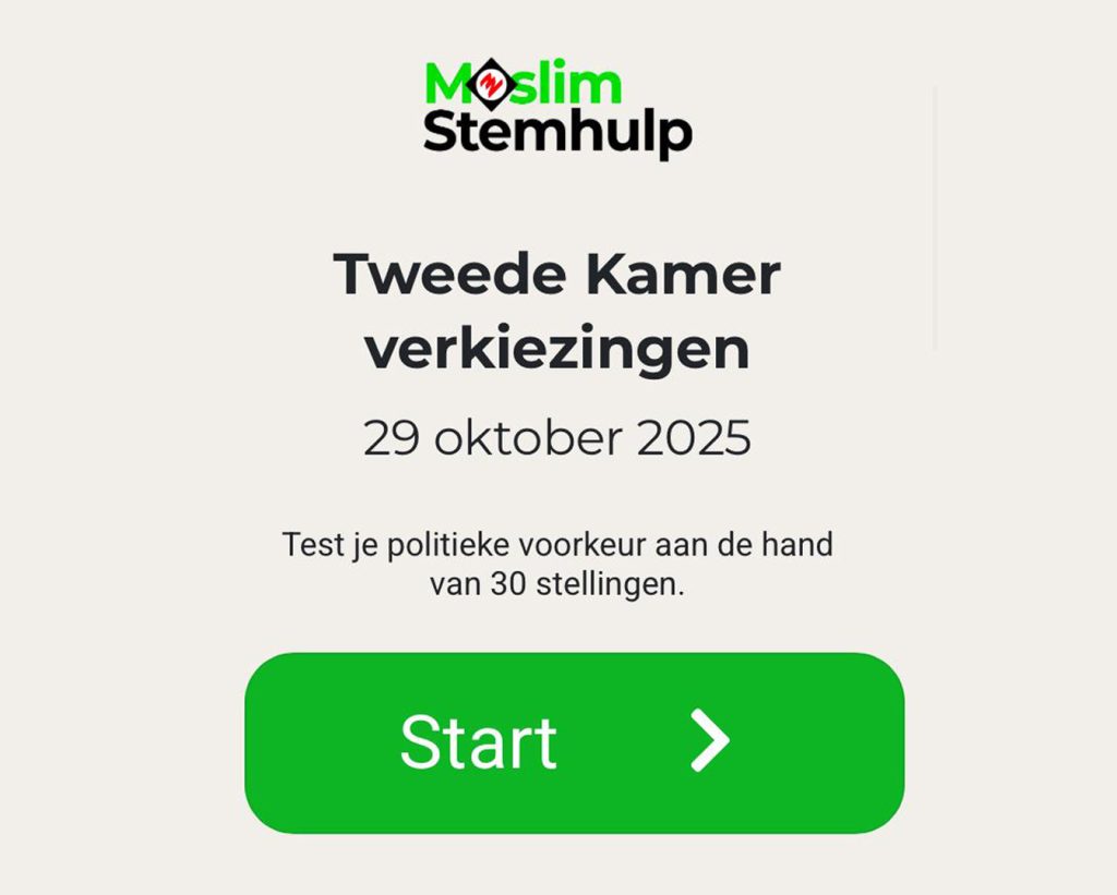MoslimStemhulp helpt kiezers bij politieke keuze
