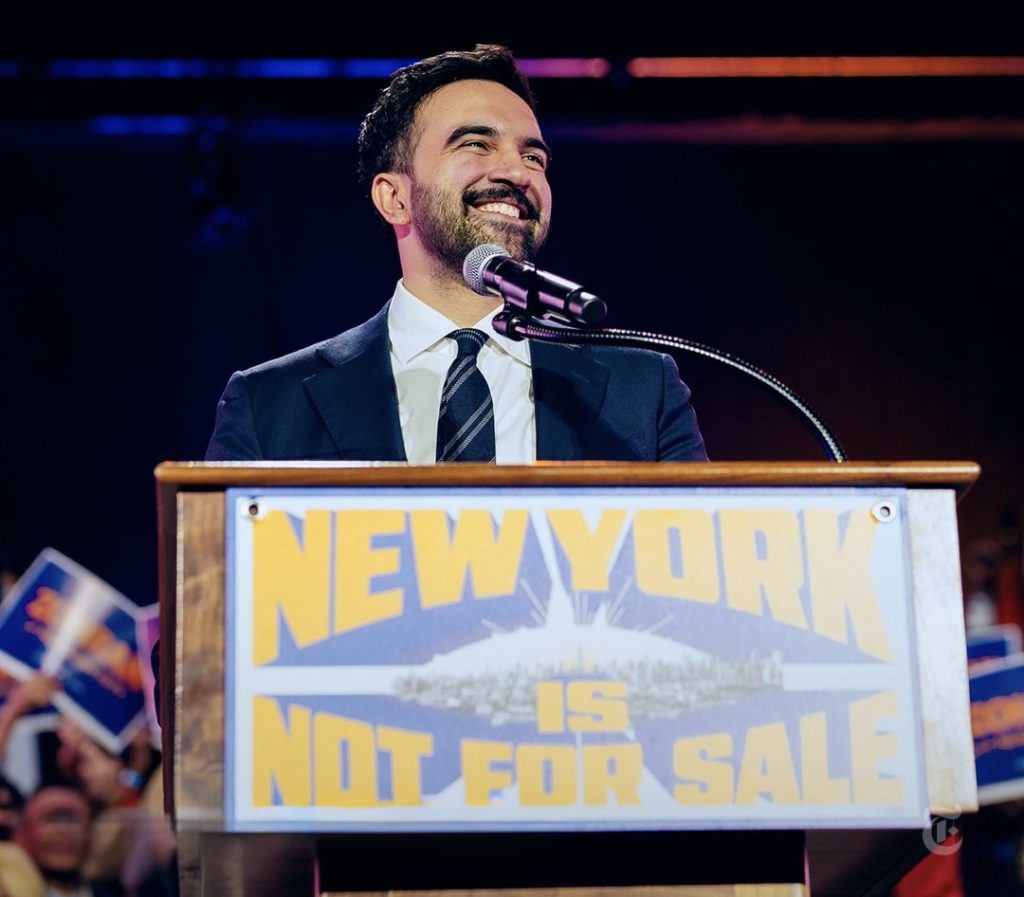 Moslim Zohran Mamdani schrijft geschiedenis als burgemeester van New York