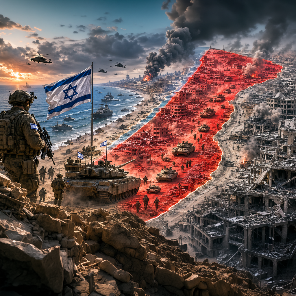 Israël gaat 70% van Gaza bezetten