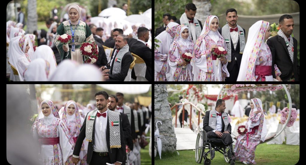 Gaza laat zich niet breken: 150 bruidsparen vieren de liefde tussen de ruïnes
