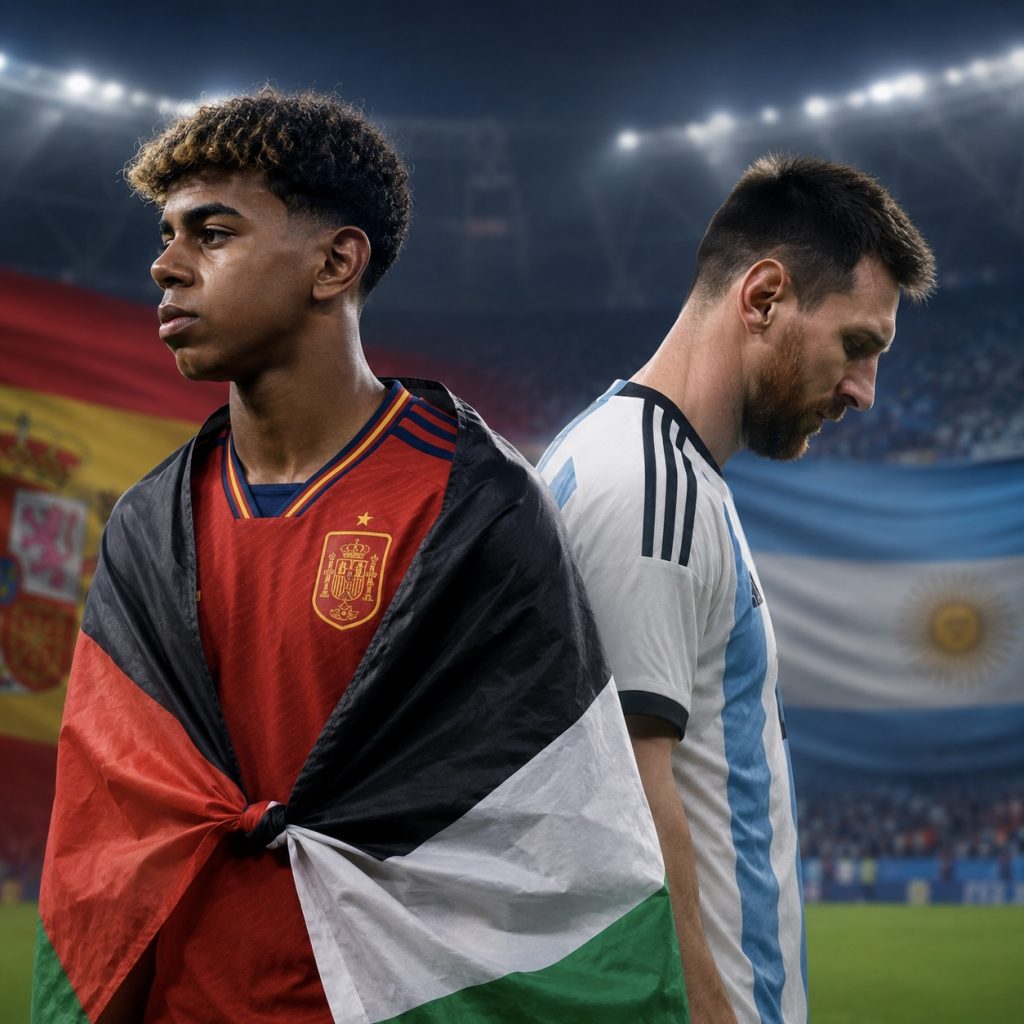 Yamal spreekt zich uit over Gaza, Messi zwijgt: WK-finale krijgt politieke lading