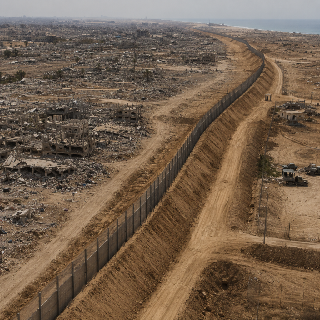 ‘Humanitaire pilotstad’ of permanente bezetting? Israël trekt nieuwe grens door Gaza