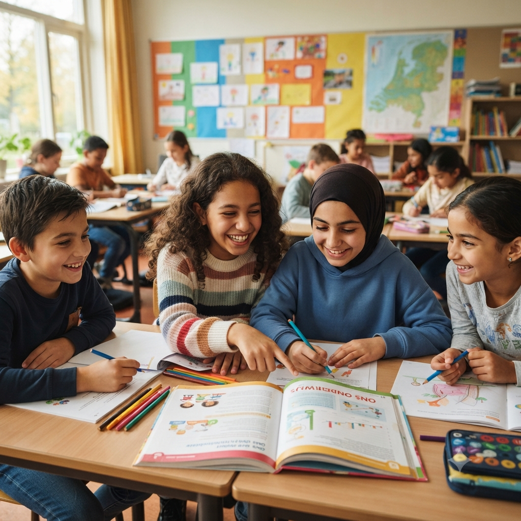 Marokkaanse en Turkse kinderen halen onderwijsachterstand grotendeels in