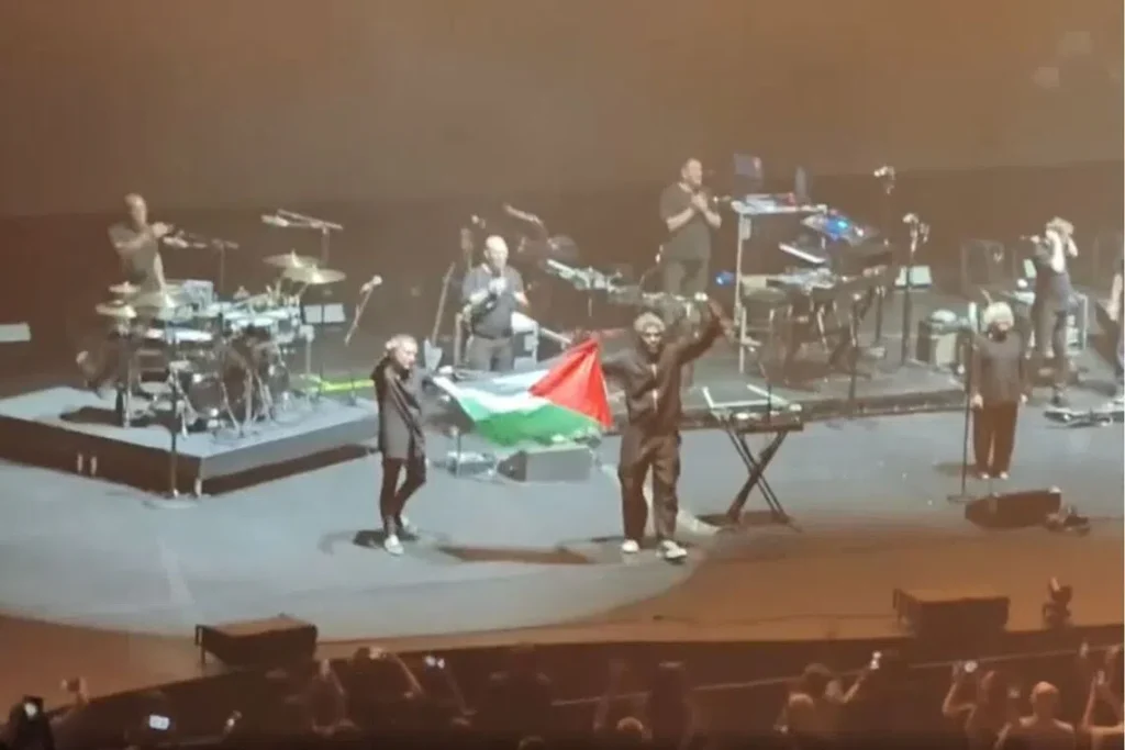 Singapore weert Massive Attack na tonen Palestijnse vlag