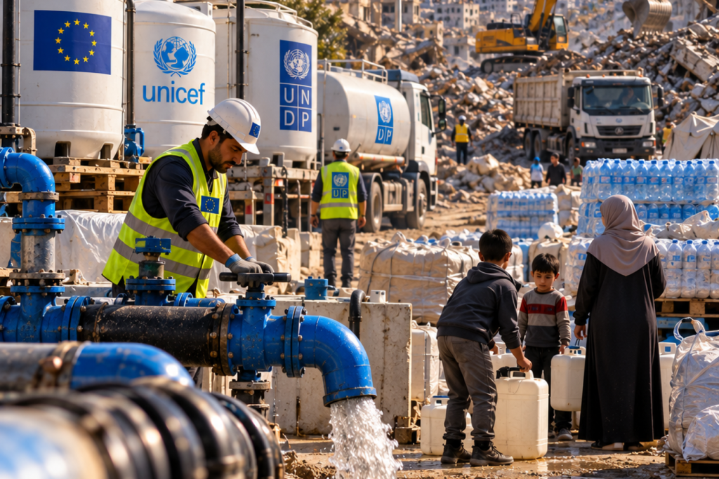 €43 miljoen voor water en afvalverwerking in Gaza
