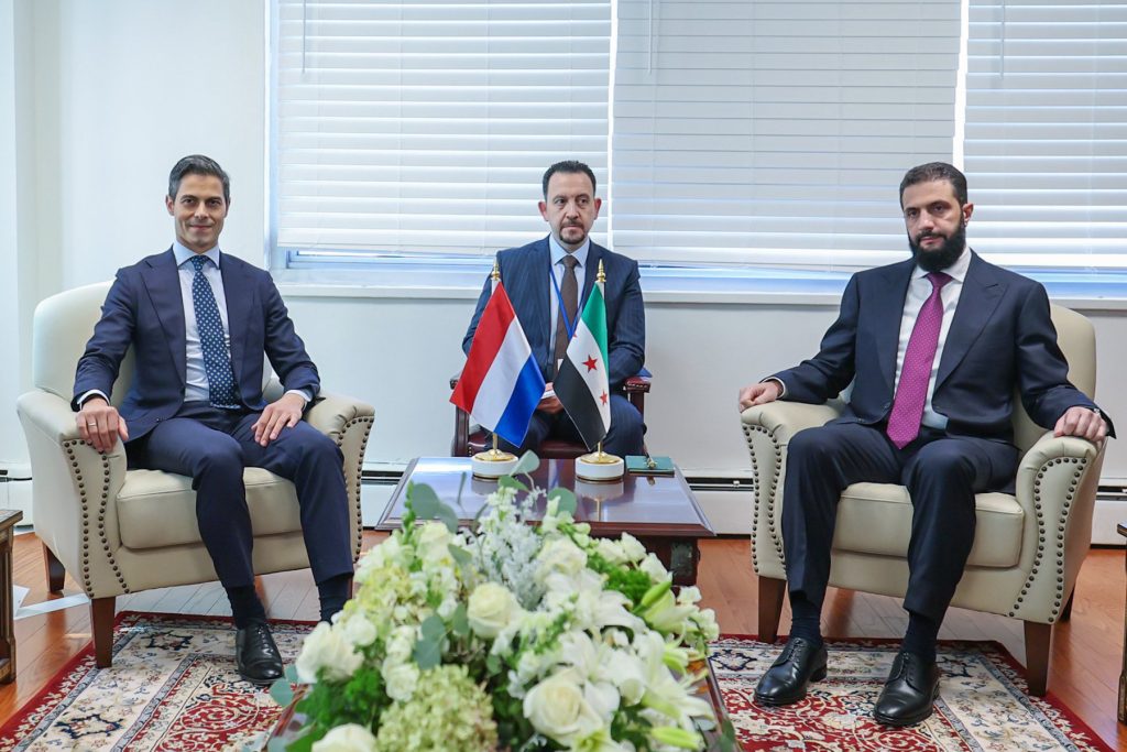 Jetten bespreekt terugkeer van Syriërs met president al-Sharaa