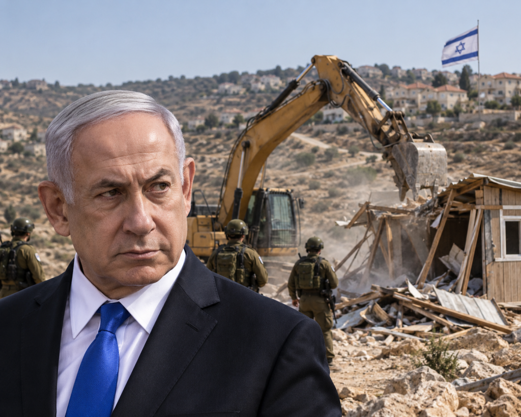 Netanyahu beveelt verwijdering illegale buitenposten
