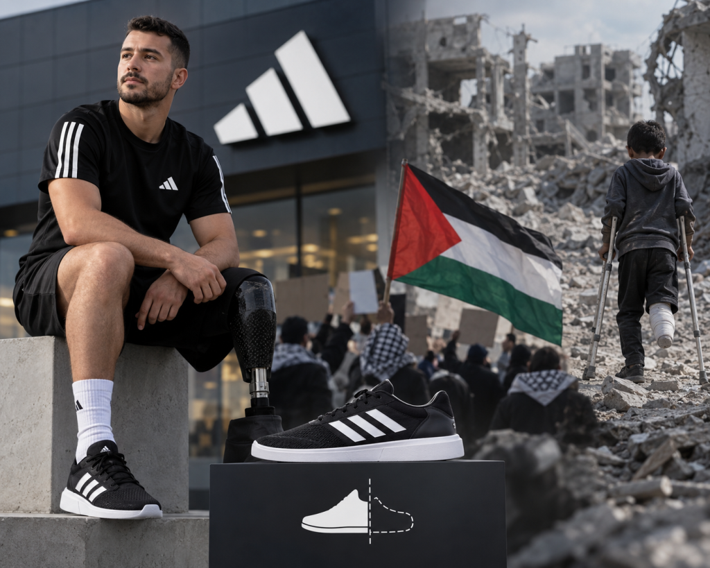 Boycot oproepen tegen Adidas na campagne met Israëlische militair