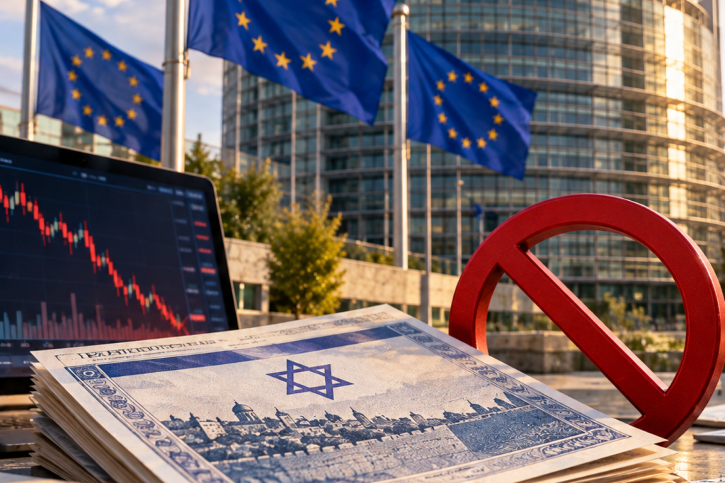 Verkoop Israëlische staatsobligaties stopt in Europa